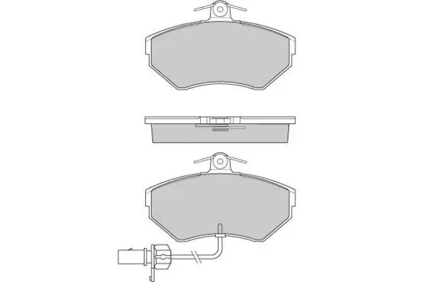 Brake Pad Set, disc brake (12-0935)