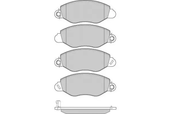 Brake Pad Set, disc brake (12-1010)
