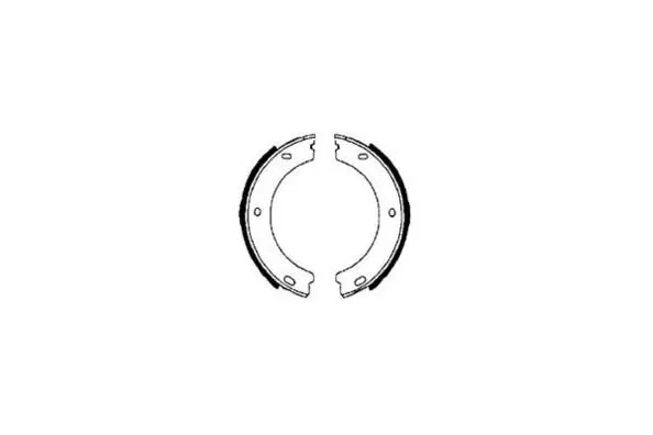 Brake Shoe Set, parking brake (09-0493)