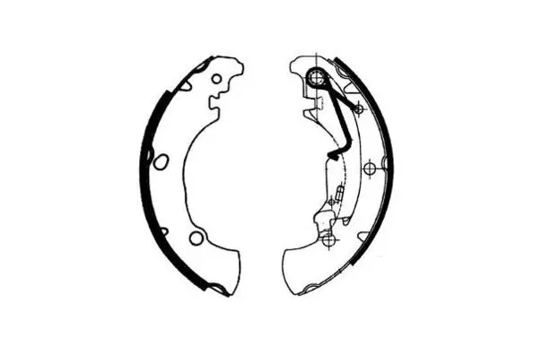 Brake Shoe Set (09-0608)