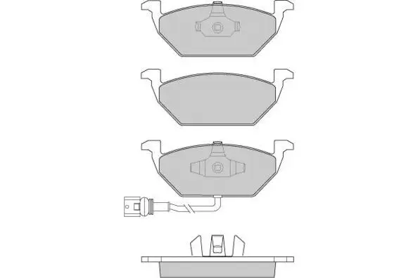 Brake Pad Set, disc brake (12-0848)