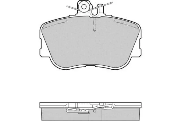 Brake Pad Set, disc brake (12-0586)