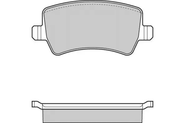 Brake Pad Set, disc brake (12-1298)