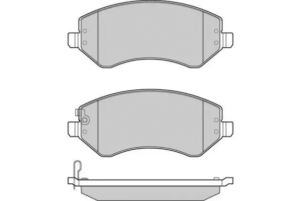 Brake Pad Set, disc brake (12-1221)