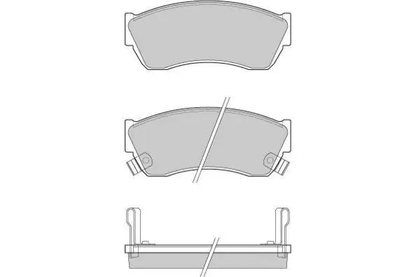 Brake Pad Set, disc brake (12-0420)