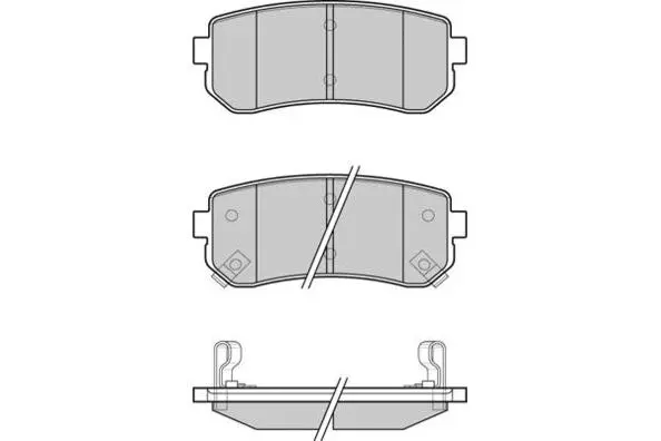 Brake Pad Set, disc brake (12-1241)