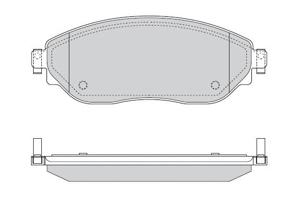 Brake Pad Set, disc brake (12-1597)
