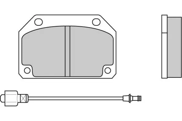 Brake Pad Set, disc brake (12-0254)