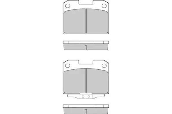 Brake Pad Set, disc brake (12-0755)