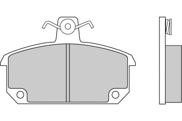 Brake Pad Set, disc brake (12-0153)