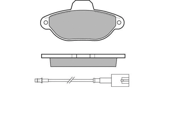 Brake Pad Set, disc brake (12-1680)