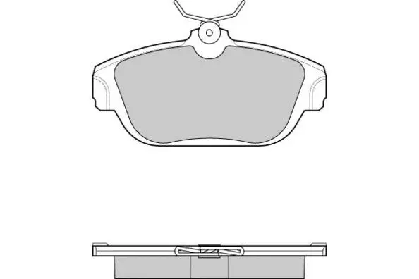 Brake Pad Set, disc brake (12-0505)
