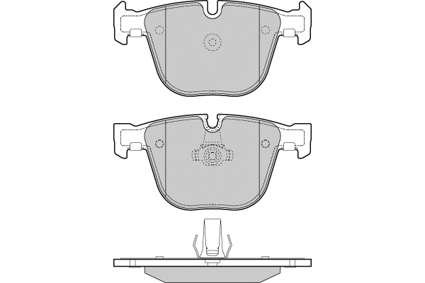 Brake Pad Set, disc brake (12-1410)