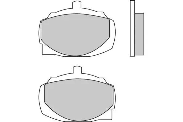 Brake Pad Set, disc brake (12-0058)
