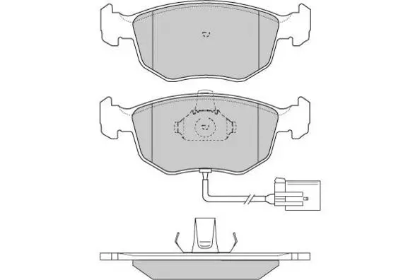 Brake Pad Set, disc brake (12-0707)