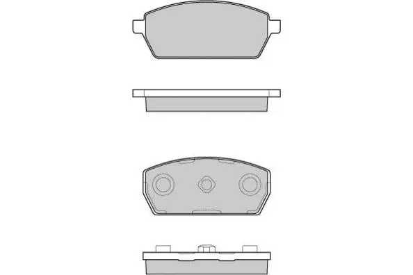 Brake Pad Set, disc brake (12-1047)