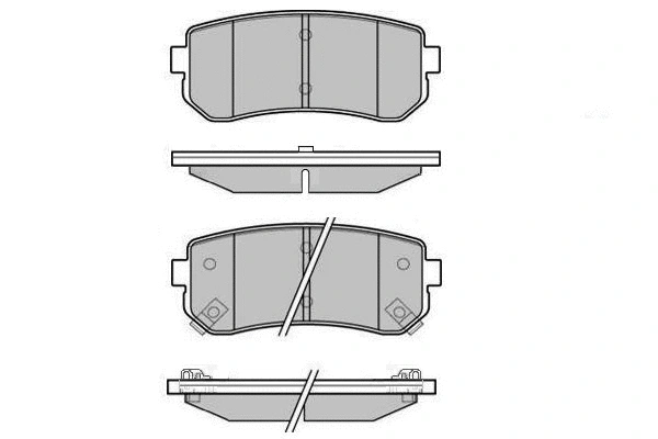 Brake Pad Set, disc brake (12-1640)