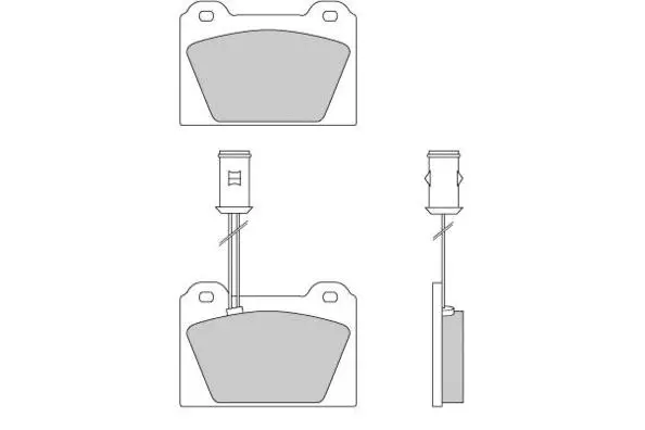 Brake Pad Set, disc brake (12-0164)