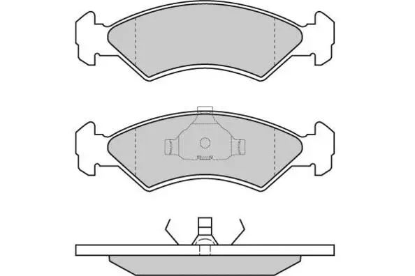 Brake Pad Set, disc brake (12-0427)