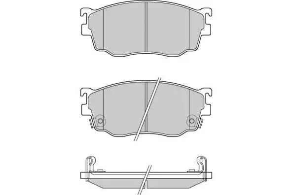 Brake Pad Set, disc brake (12-0912)