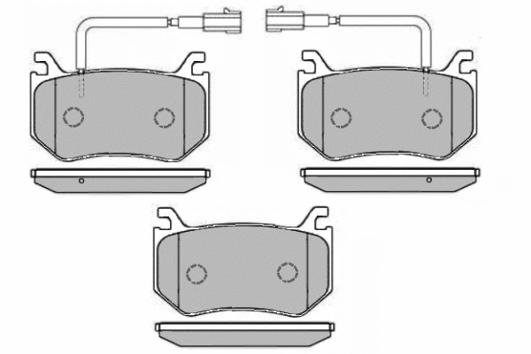 Brake Pad Set, disc brake (12-1712)