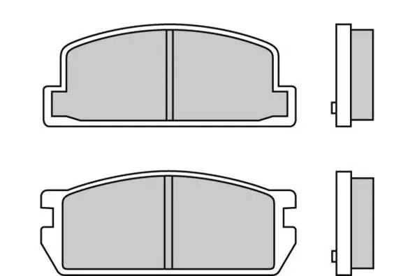 Brake Pad Set, disc brake (12-0298)