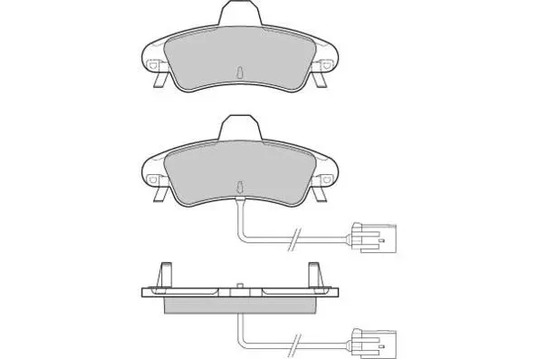 Brake Pad Set, disc brake (12-0932)