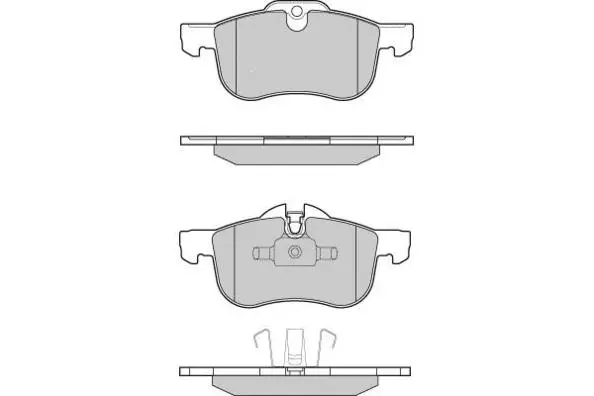 Brake Pad Set, disc brake (12-0878)