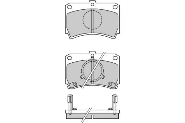 Brake Pad Set, disc brake (12-0327)