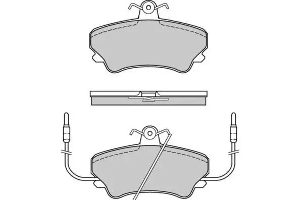 Brake Pad Set, disc brake (12-0557)