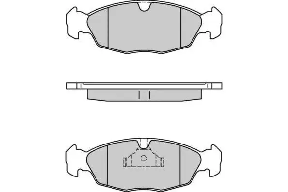Brake Pad Set, disc brake (12-0584)