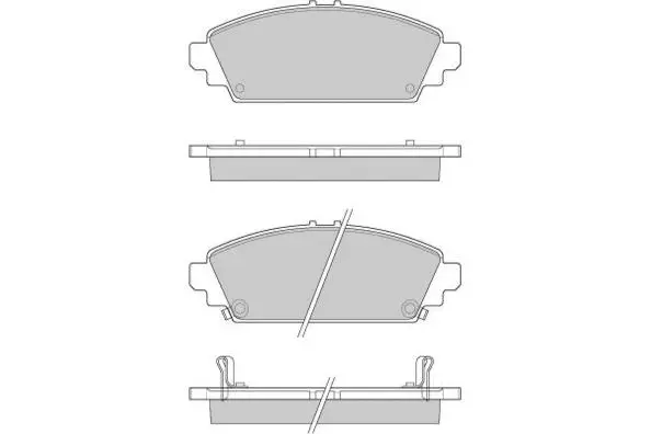 Brake Pad Set, disc brake (12-0904)