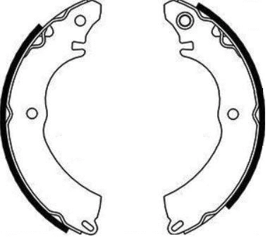 Brake Shoe Set (09-0742)