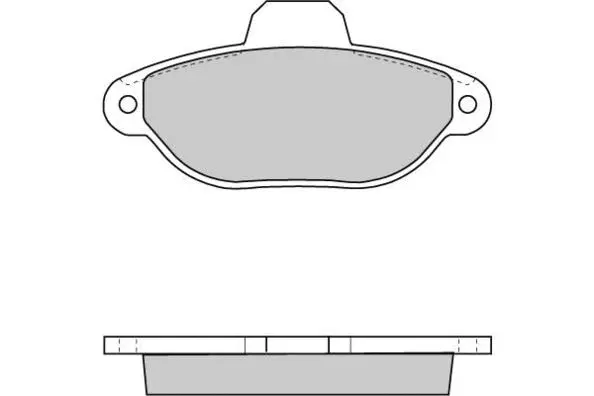 Brake Pad Set, disc brake (12-0600)