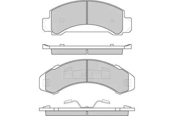 Brake Pad Set, disc brake (12-0840)