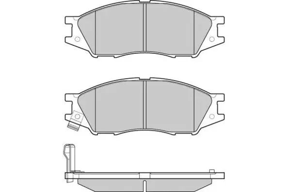 Brake Pad Set, disc brake (12-1208)