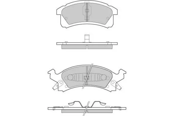 Brake Pad Set, disc brake (12-0779)