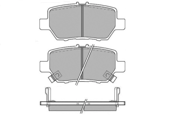 Brake Pad Set, disc brake (12-1629)