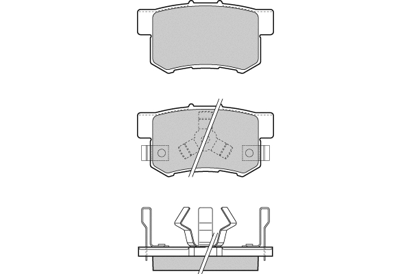 Brake Pad Set, disc brake (12-1374)
