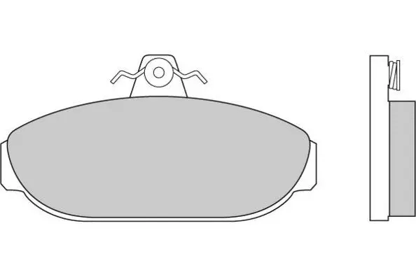 Brake Pad Set, disc brake (12-0248)
