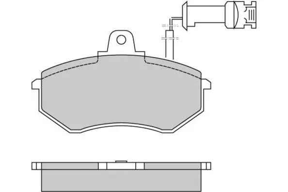 Brake Pad Set, disc brake (12-0257)