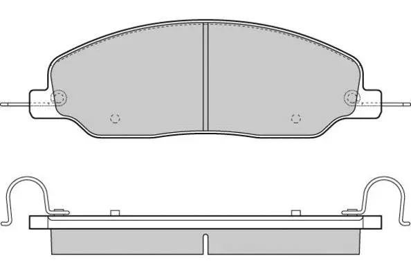 Brake Pad Set, disc brake (12-1312)