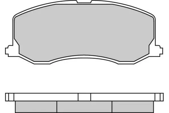 Brake Pad Set, disc brake (12-0596)