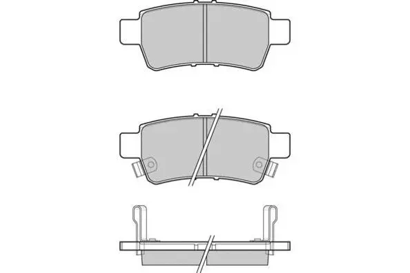 Brake Pad Set, disc brake (12-1259)