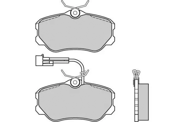 Brake Pad Set, disc brake (12-0385)