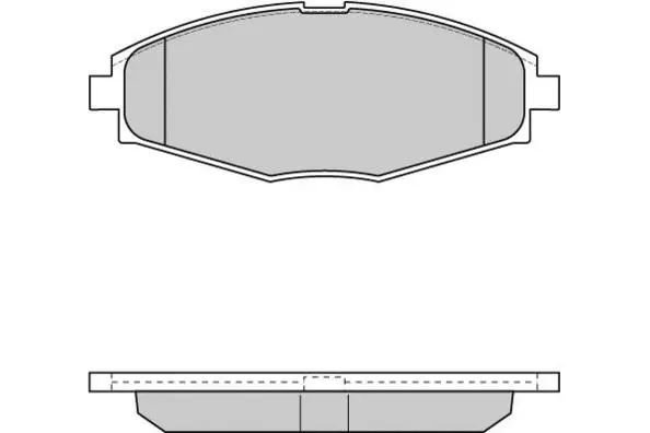 Brake Pad Set, disc brake (12-0804)