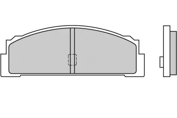 Brake Pad Set, disc brake (12-0003)