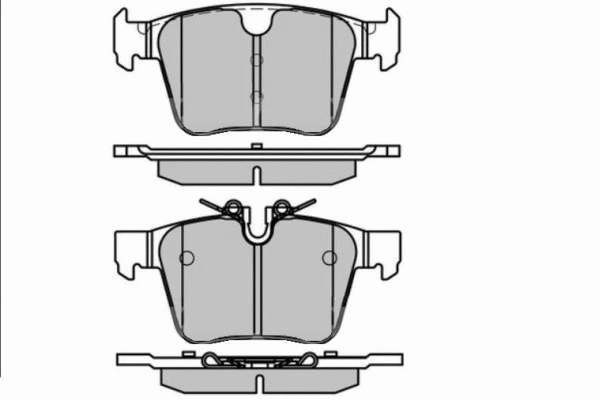 Brake Pad Set, disc brake (12-1650)