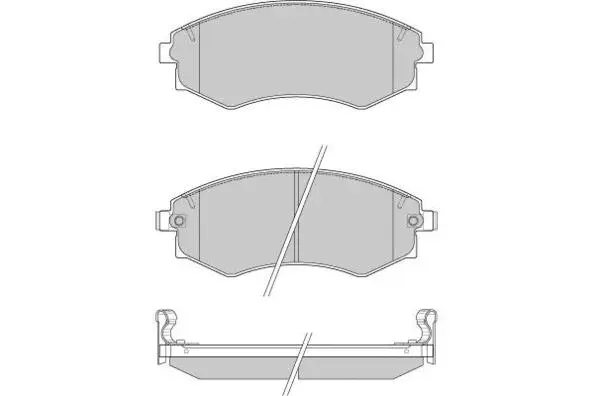 Brake Pad Set, disc brake (12-0941)