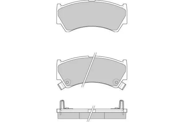 Brake Pad Set, disc brake (12-0913)